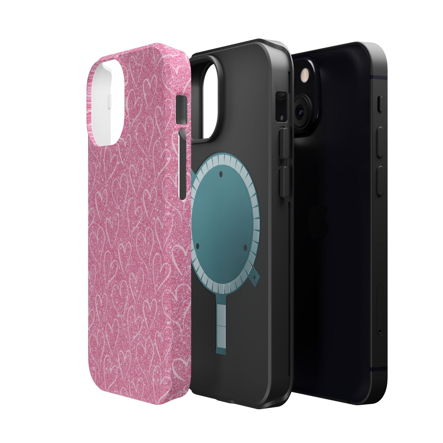 Shimmering Hearts MagSafe iPhone Case - BOGO Cases