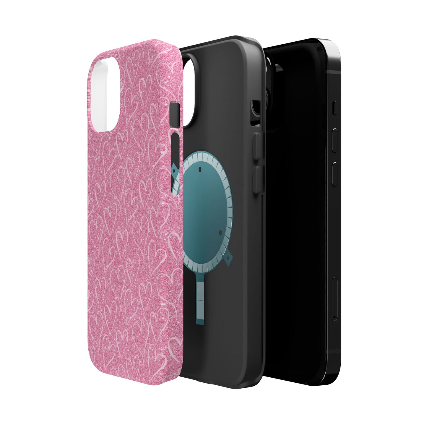 Shimmering Hearts MagSafe iPhone Case - BOGO Cases