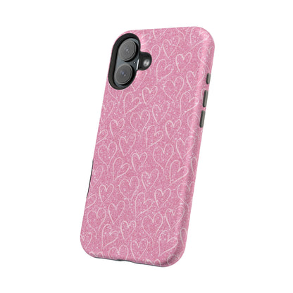Shimmering Hearts MagSafe iPhone Case - BOGO Cases