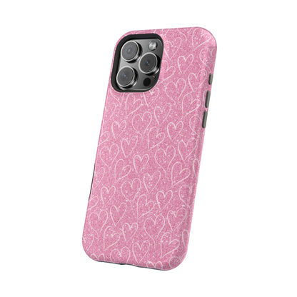 Shimmering Hearts MagSafe iPhone Case - BOGO Cases