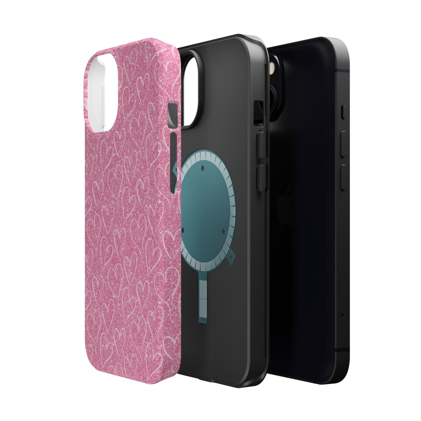 Shimmering Hearts MagSafe iPhone Case - BOGO Cases