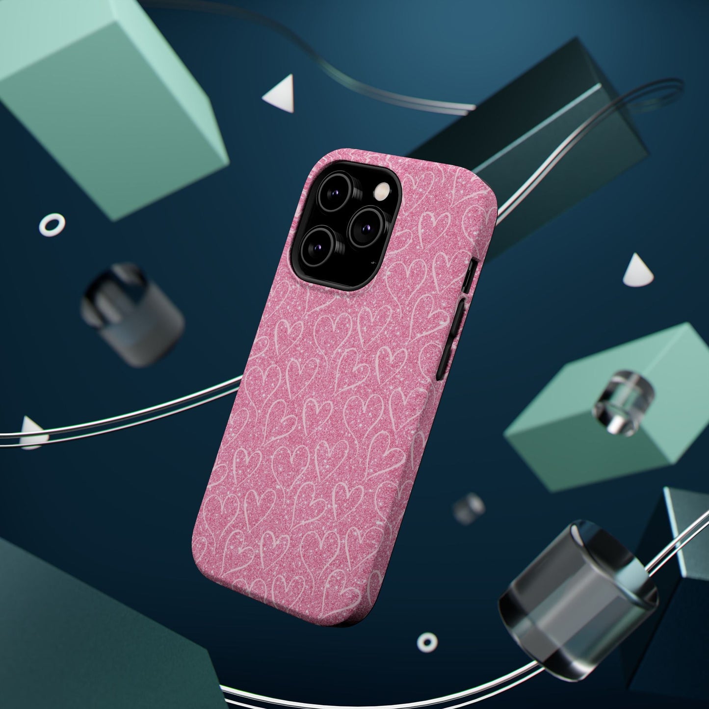 Shimmering Hearts MagSafe iPhone Case - BOGO Cases