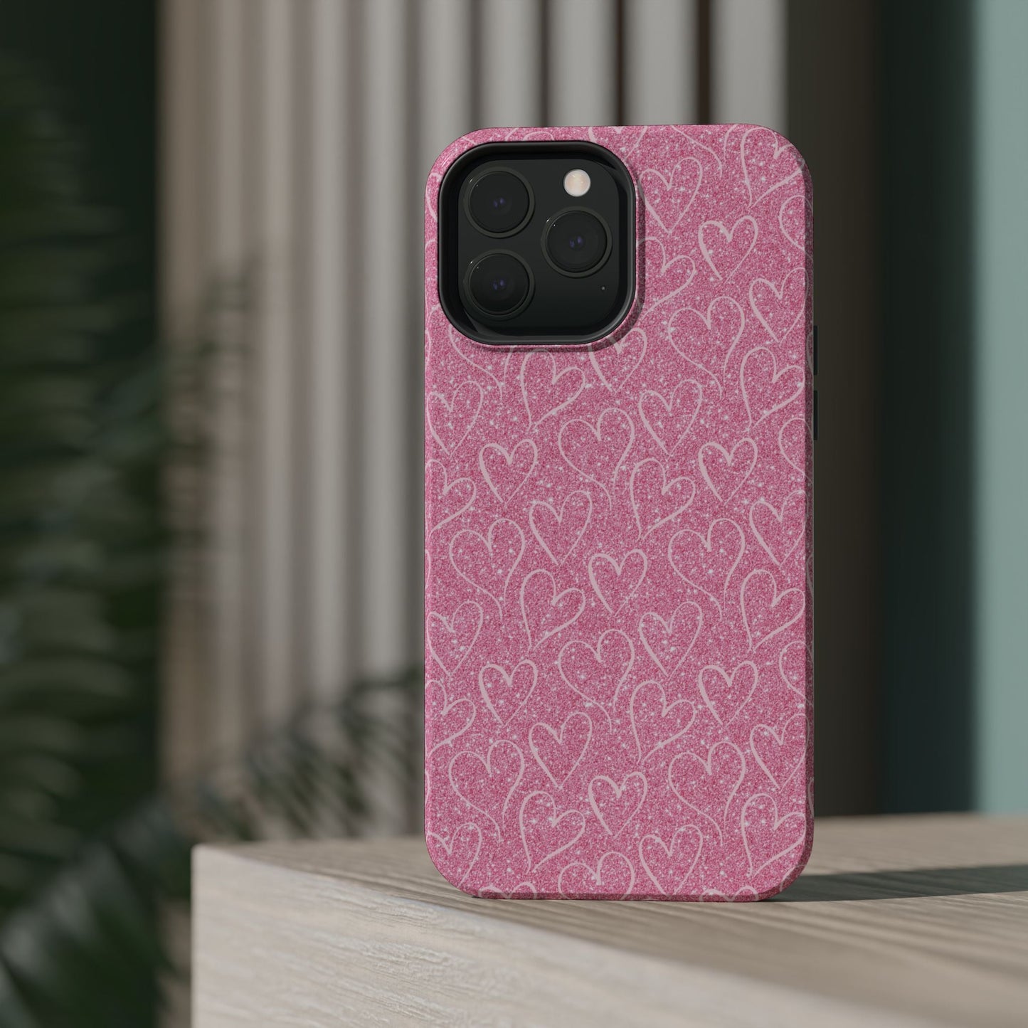 Shimmering Hearts MagSafe iPhone Case - BOGO Cases