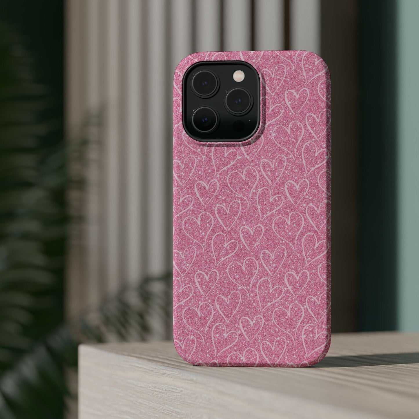 Shimmering Hearts MagSafe iPhone Case - BOGO Cases