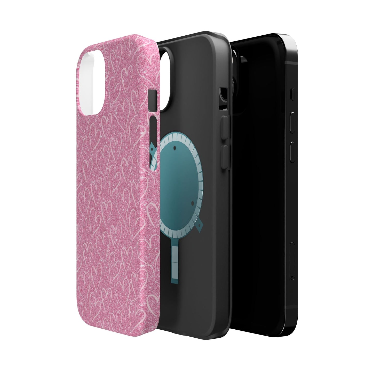 Shimmering Hearts MagSafe iPhone Case - BOGO Cases