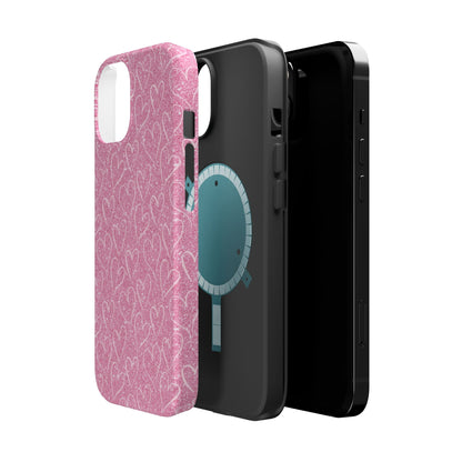 Shimmering Hearts MagSafe iPhone Case - BOGO Cases