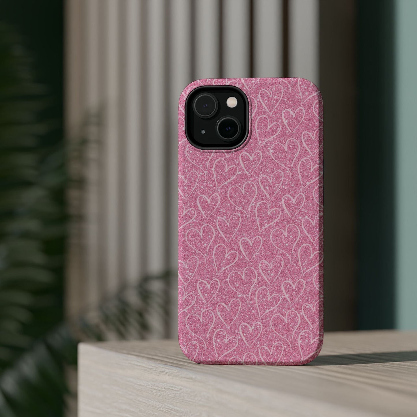 Shimmering Hearts MagSafe iPhone Case - BOGO Cases