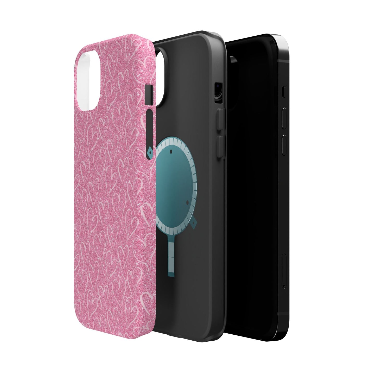 Shimmering Hearts MagSafe iPhone Case - BOGO Cases