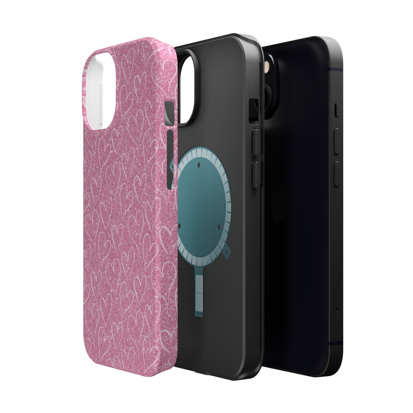 Shimmering Hearts MagSafe iPhone Case - BOGO Cases