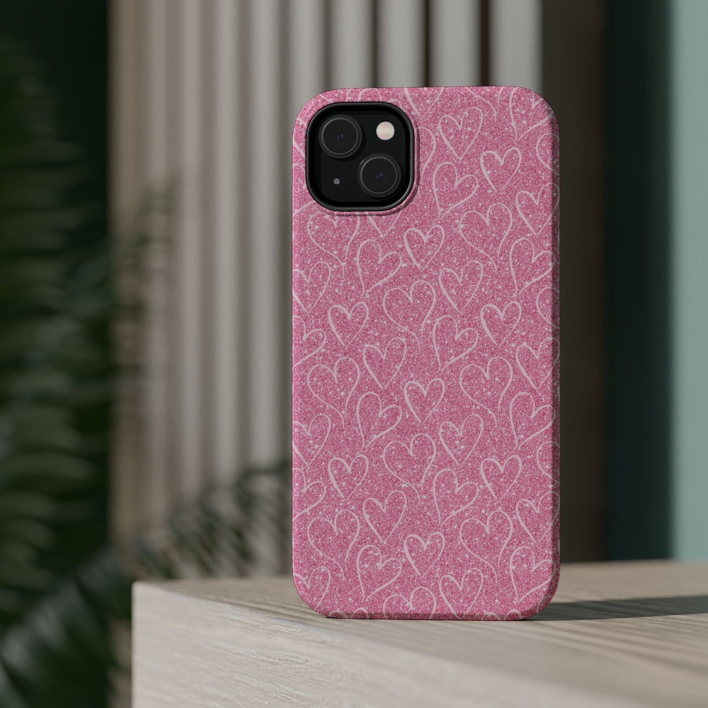 Shimmering Hearts MagSafe iPhone Case - BOGO Cases