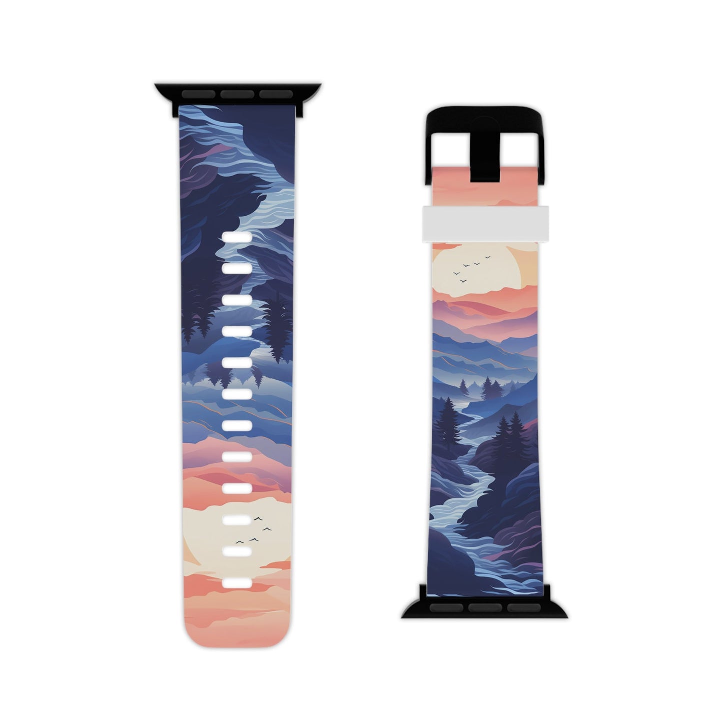 Smokey Mountains Pastel Apple Watch Band - BOGO Cases