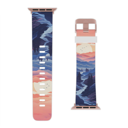 Smokey Mountains Pastel Apple Watch Band - BOGO Cases