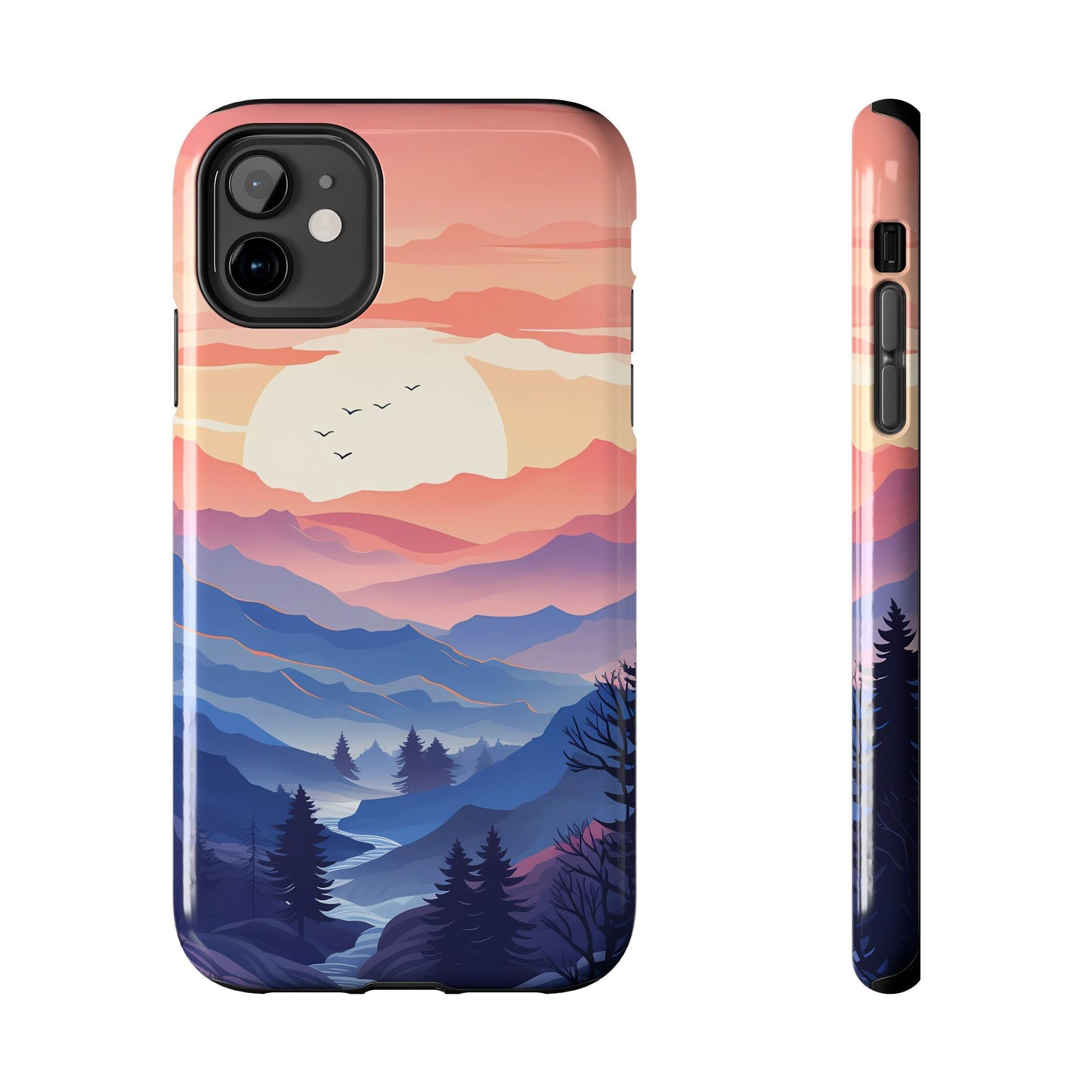 Smokey Mountains Pastel iPhone Case - BOGO Cases