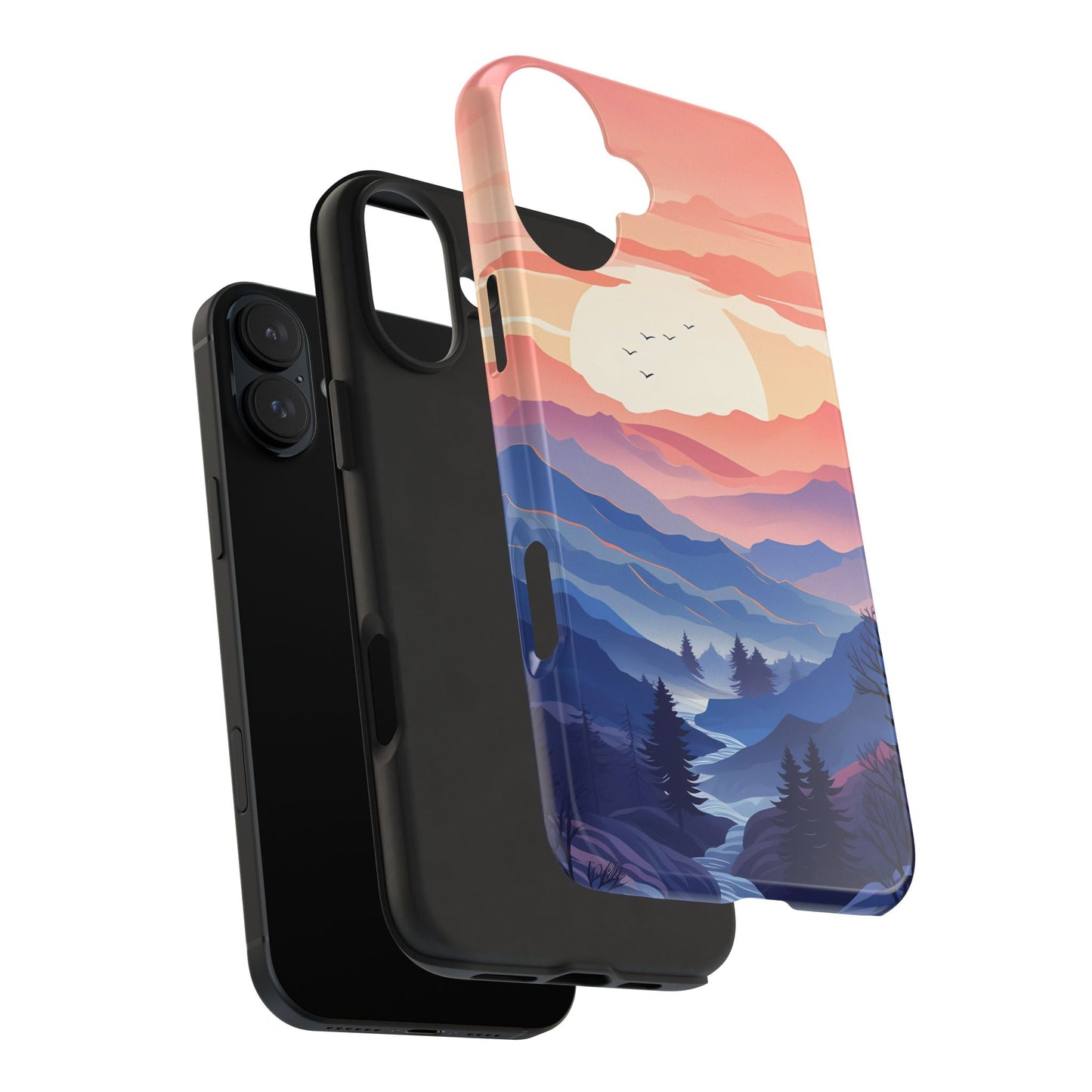 Smokey Mountains Pastel iPhone Case - BOGO Cases