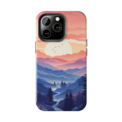 Smokey Mountains Pastel iPhone Case - BOGO Cases