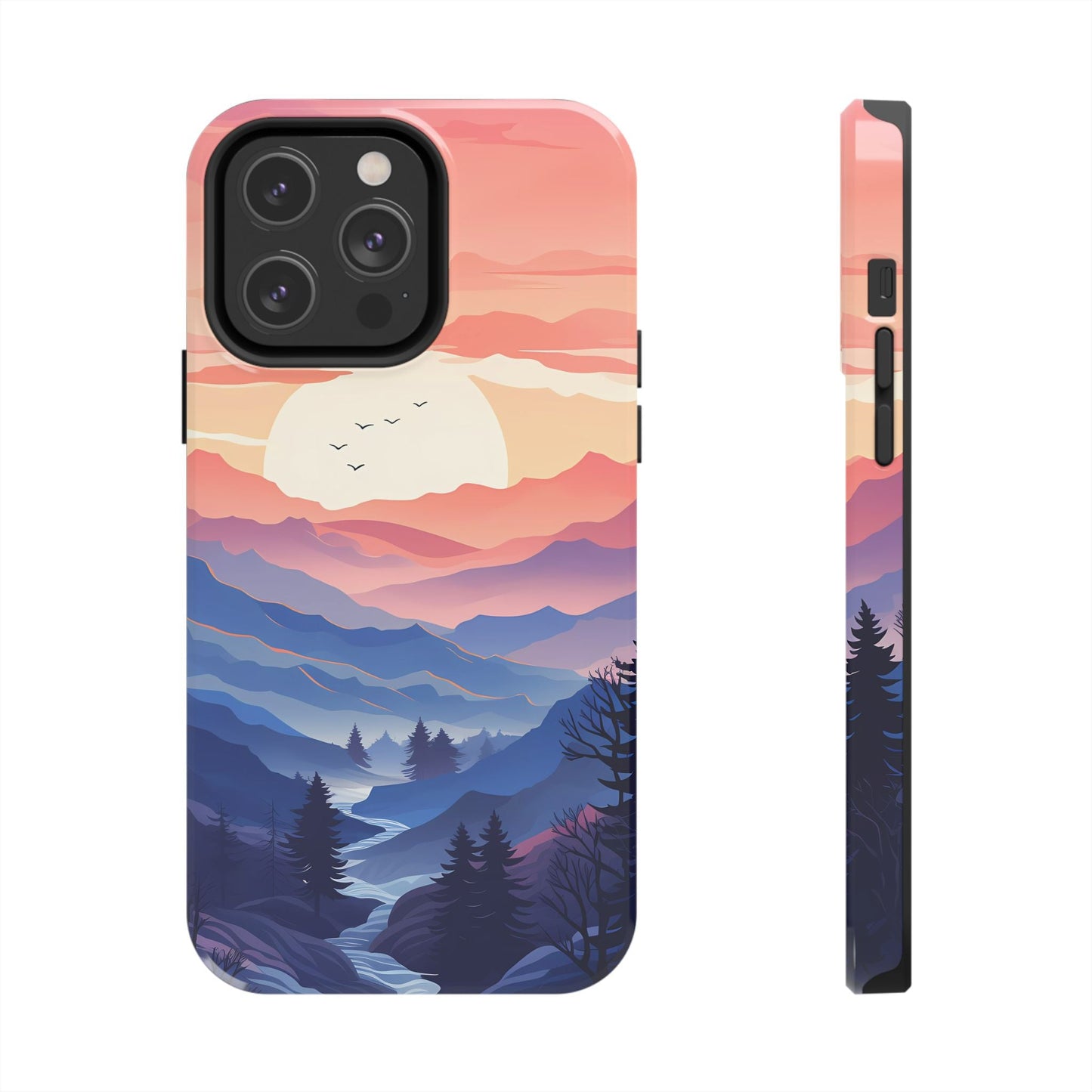 Smokey Mountains Pastel iPhone Case - BOGO Cases