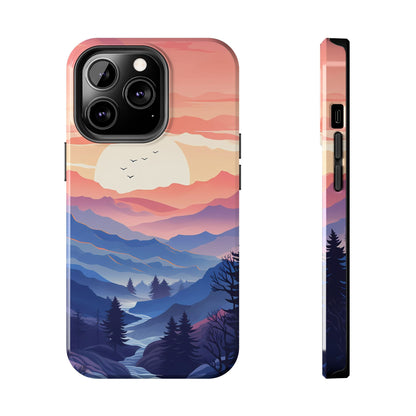 Smokey Mountains Pastel iPhone Case - BOGO Cases