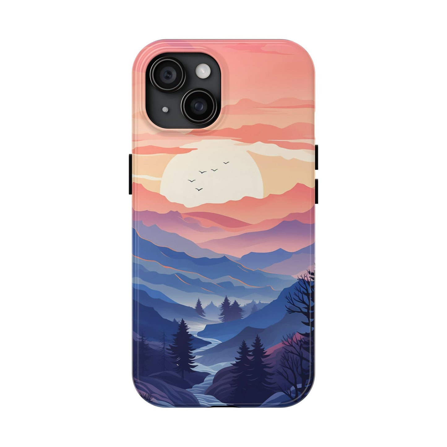 Smokey Mountains Pastel iPhone Case - BOGO Cases