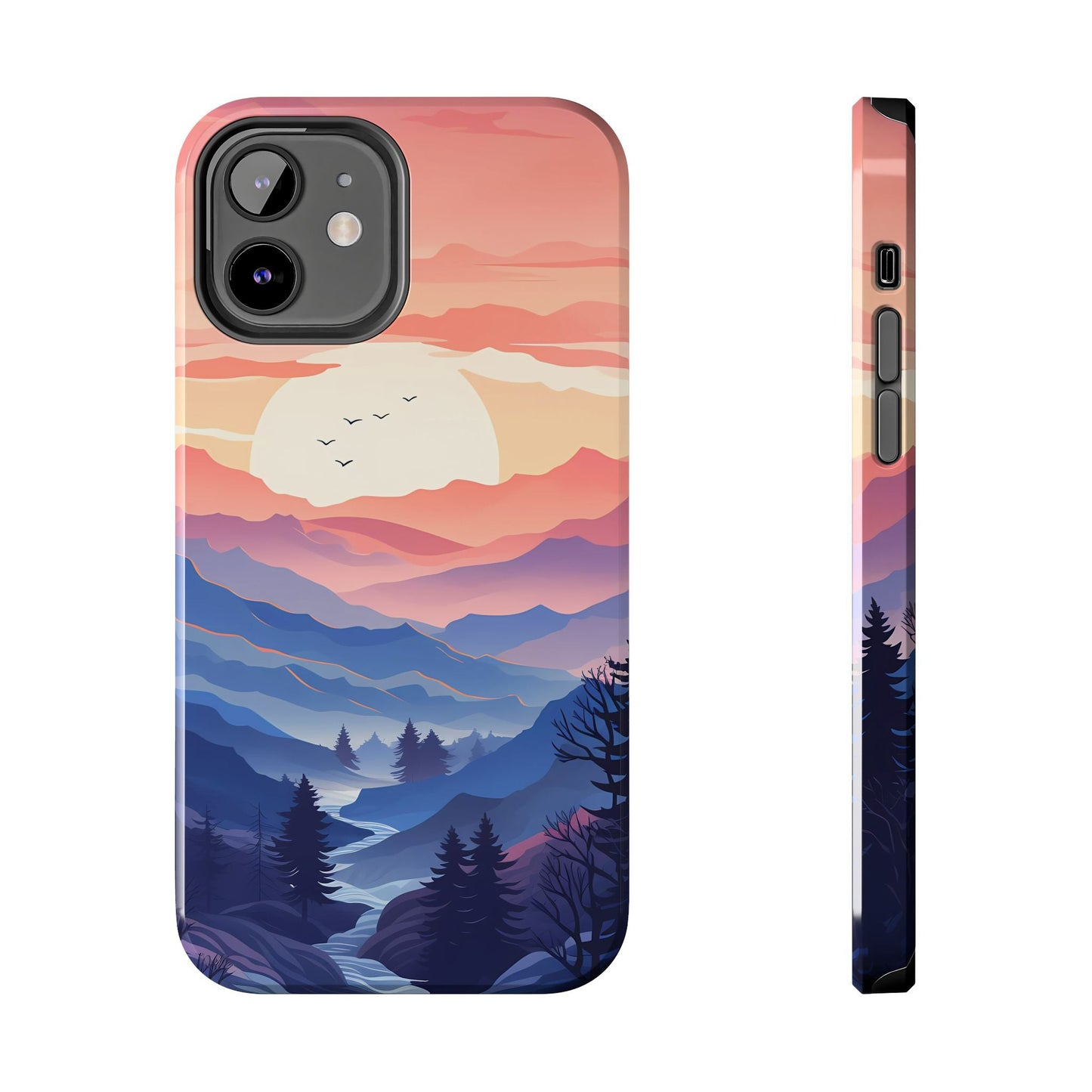 Smokey Mountains Pastel iPhone Case - BOGO Cases