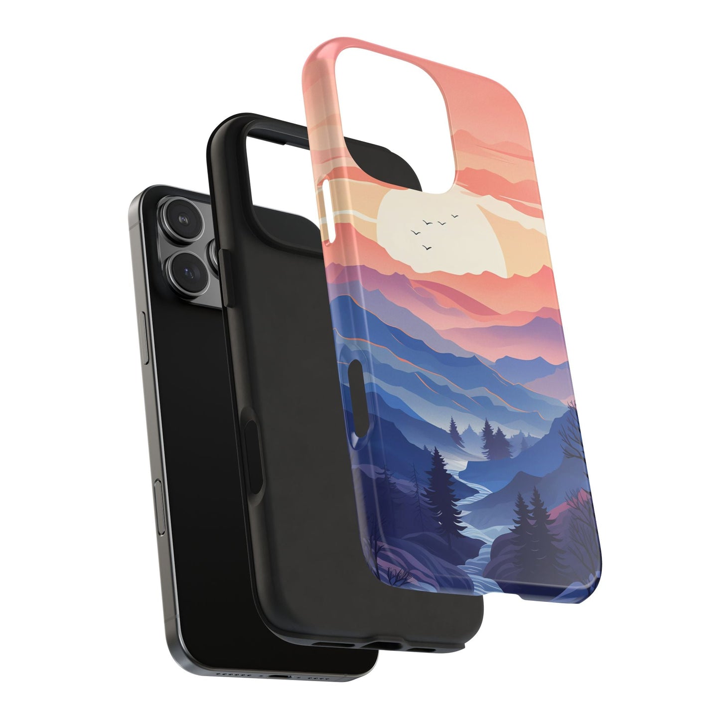 Smokey Mountains Pastel iPhone Case - BOGO Cases