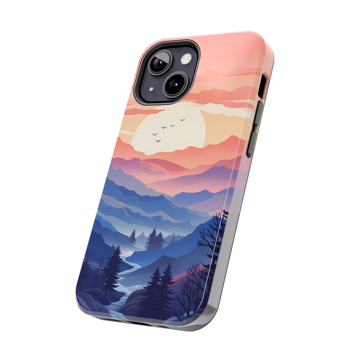 Smokey Mountains Pastel iPhone Case - BOGO Cases