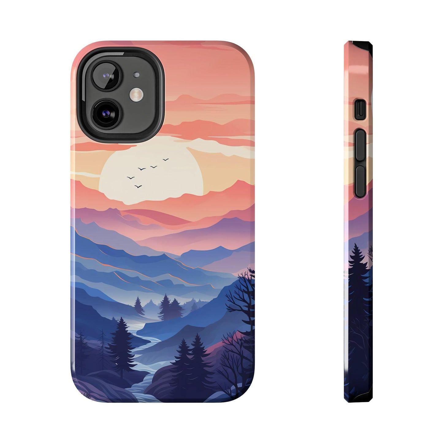 Smokey Mountains Pastel iPhone Case - BOGO Cases