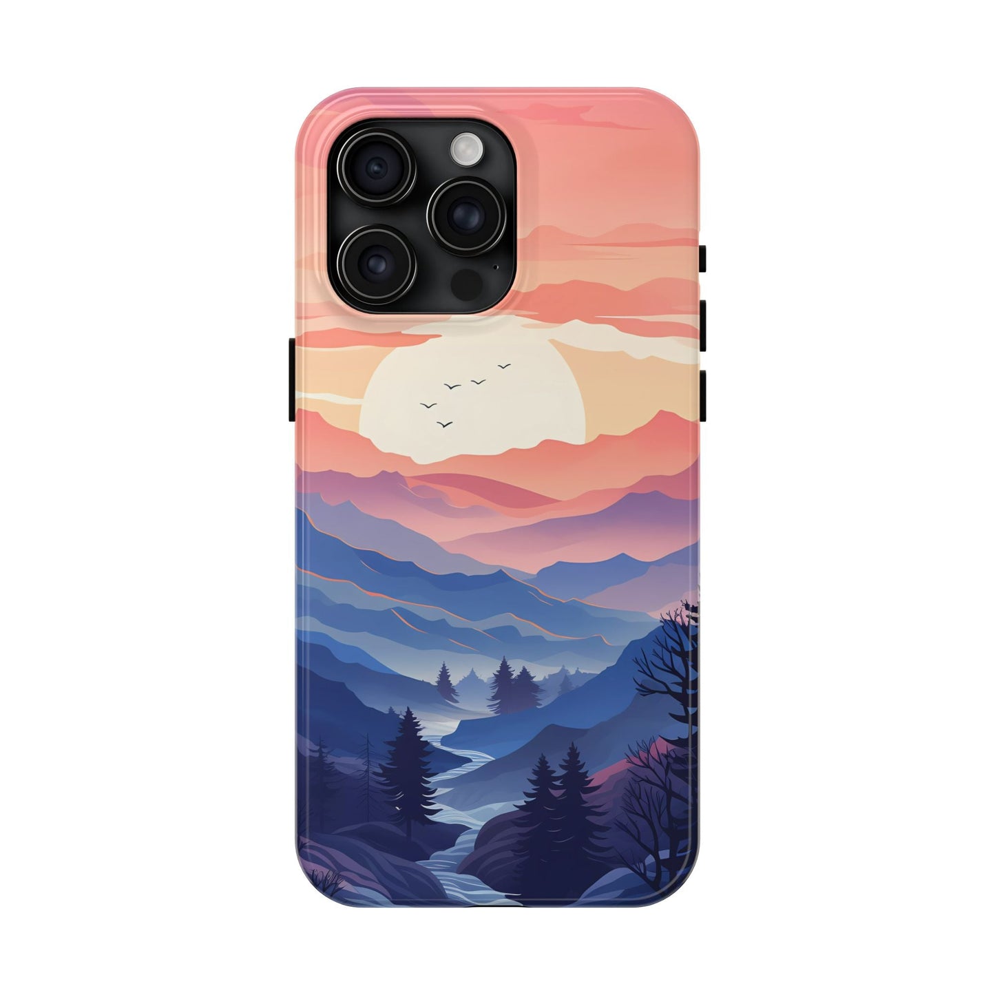 Smokey Mountains Pastel iPhone Case - BOGO Cases