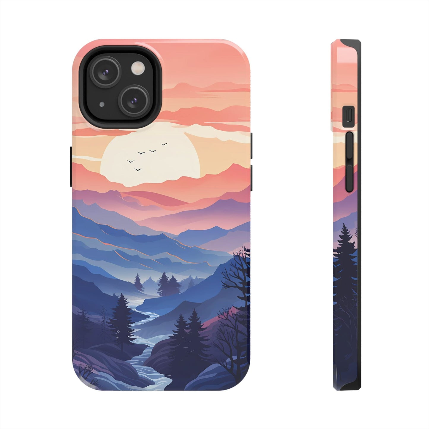 Smokey Mountains Pastel iPhone Case - BOGO Cases