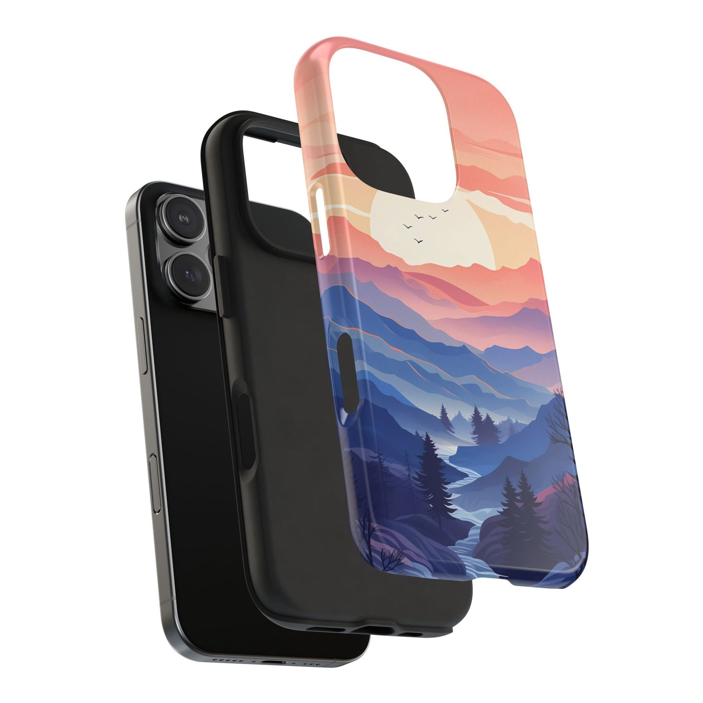 Smokey Mountains Pastel iPhone Case - BOGO Cases