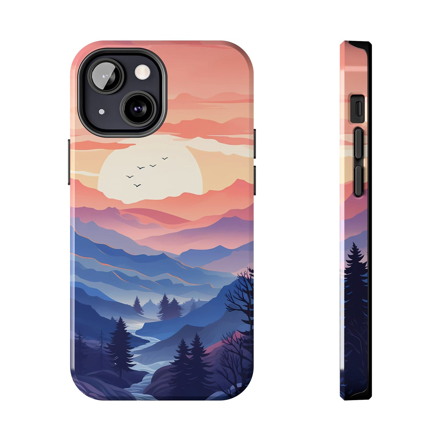 Smokey Mountains Pastel iPhone Case - BOGO Cases