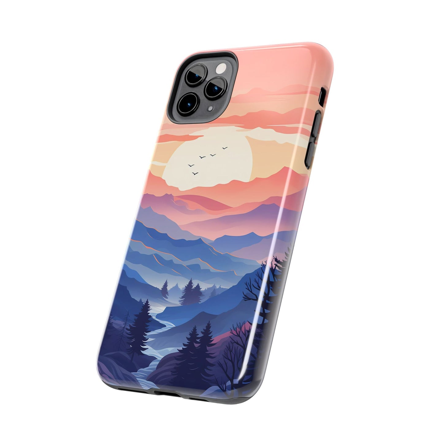 Smokey Mountains Pastel iPhone Case - BOGO Cases