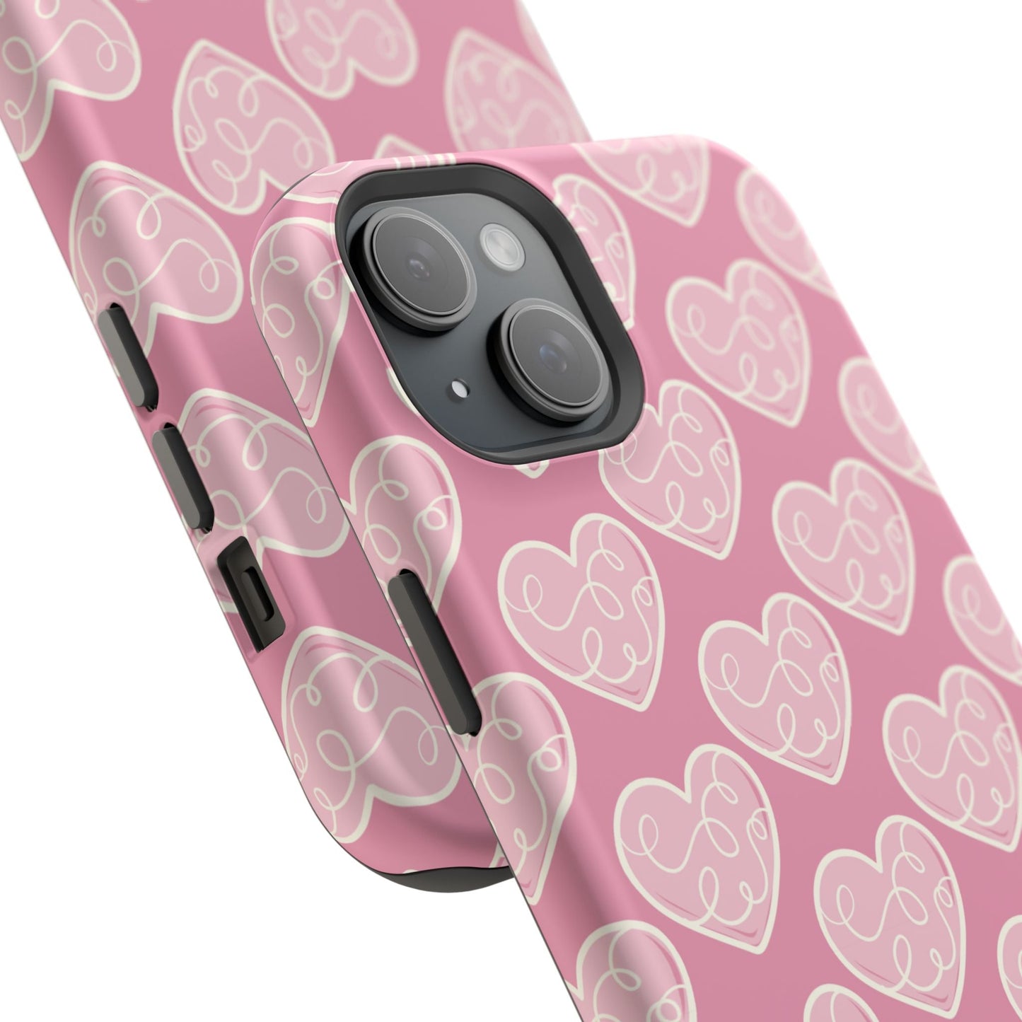 Soft Pink Hearts – MagSafe Case - BOGO Cases