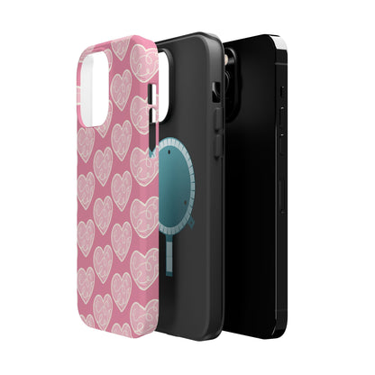 Soft Pink Hearts – MagSafe Case - BOGO Cases