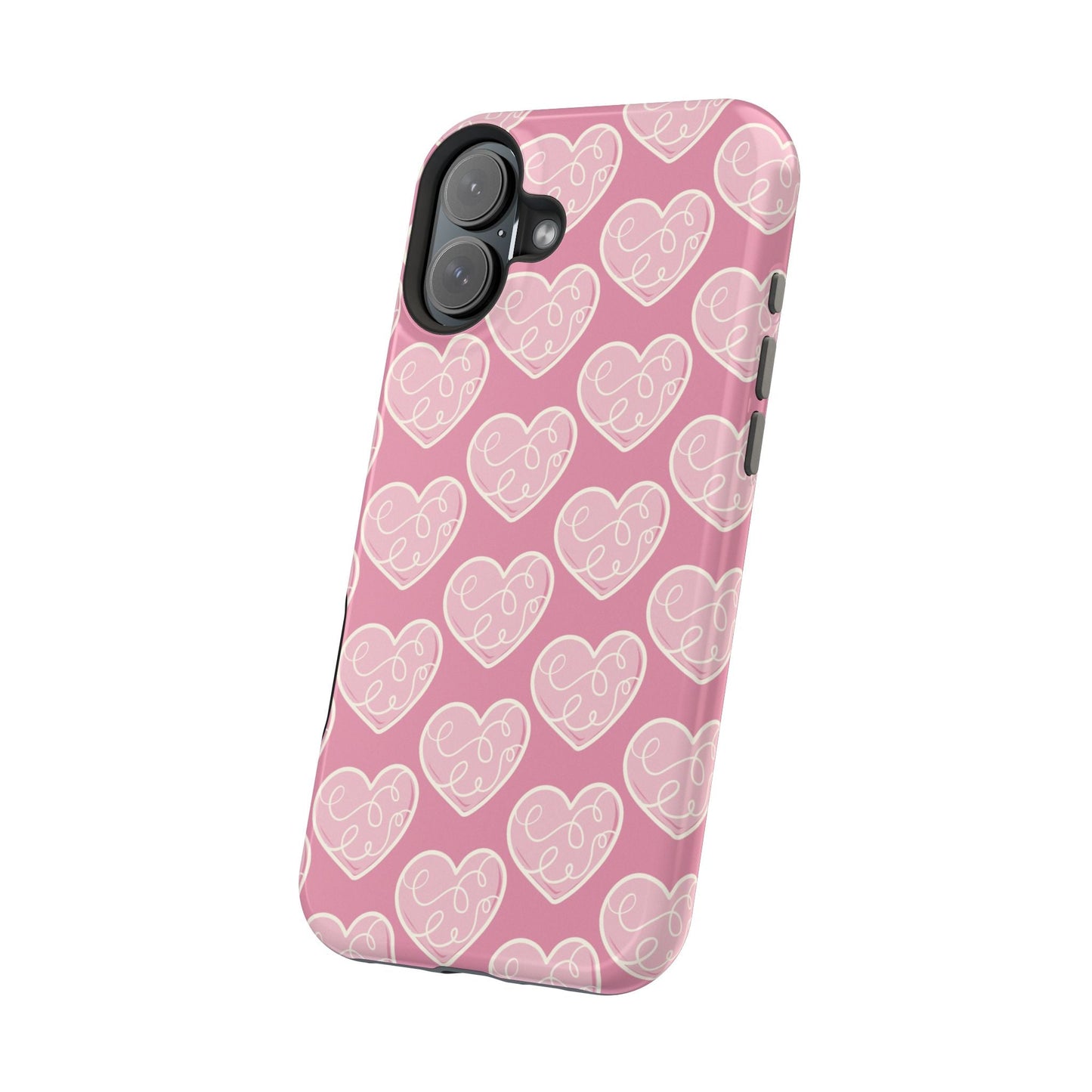 Soft Pink Hearts – MagSafe Case - BOGO Cases