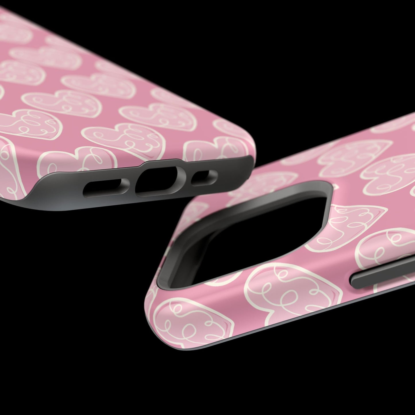 Soft Pink Hearts – MagSafe Case - BOGO Cases