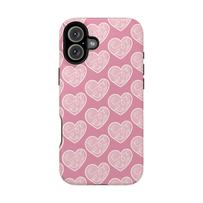 Soft Pink Hearts – MagSafe Case - BOGO Cases