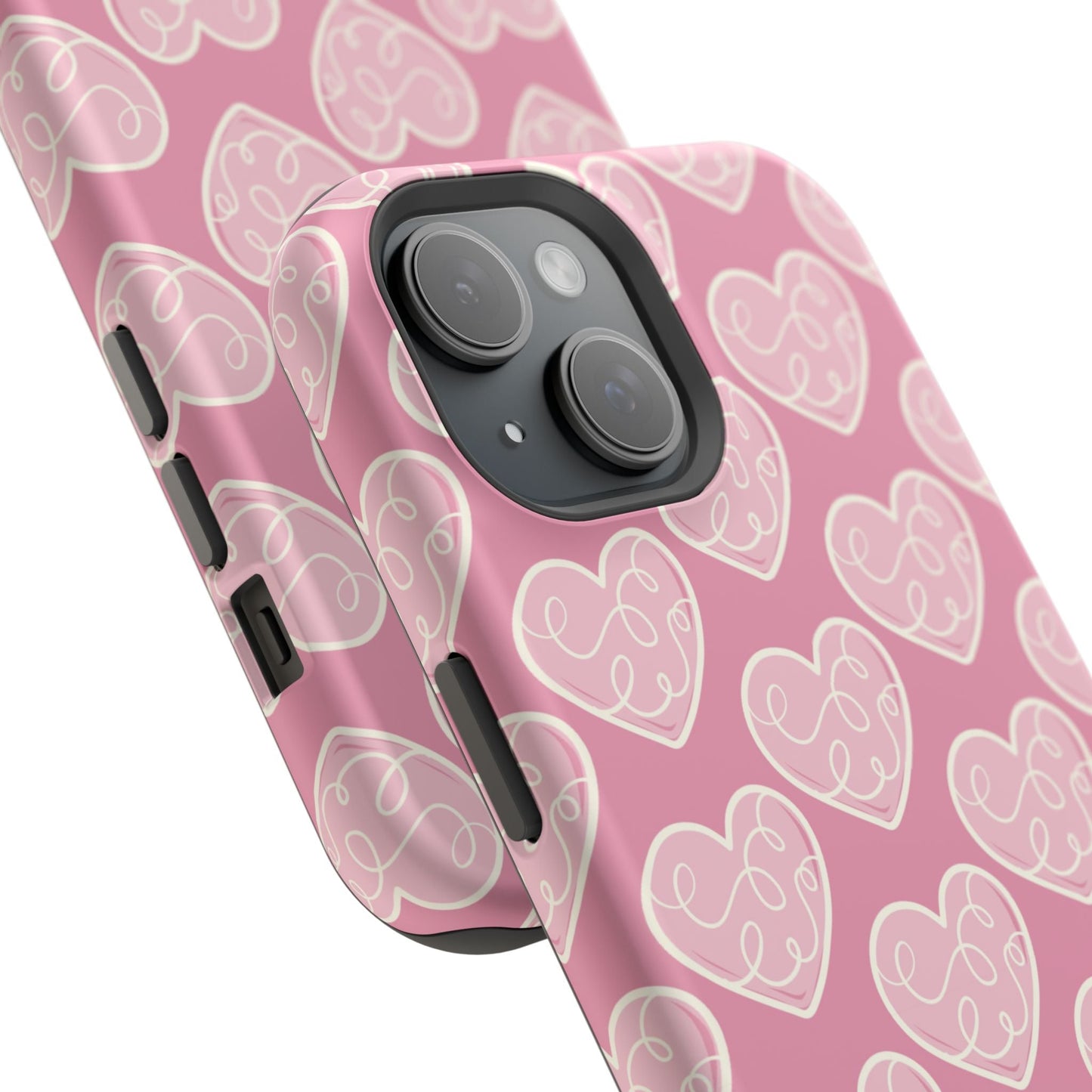 Soft Pink Hearts – MagSafe Case - BOGO Cases