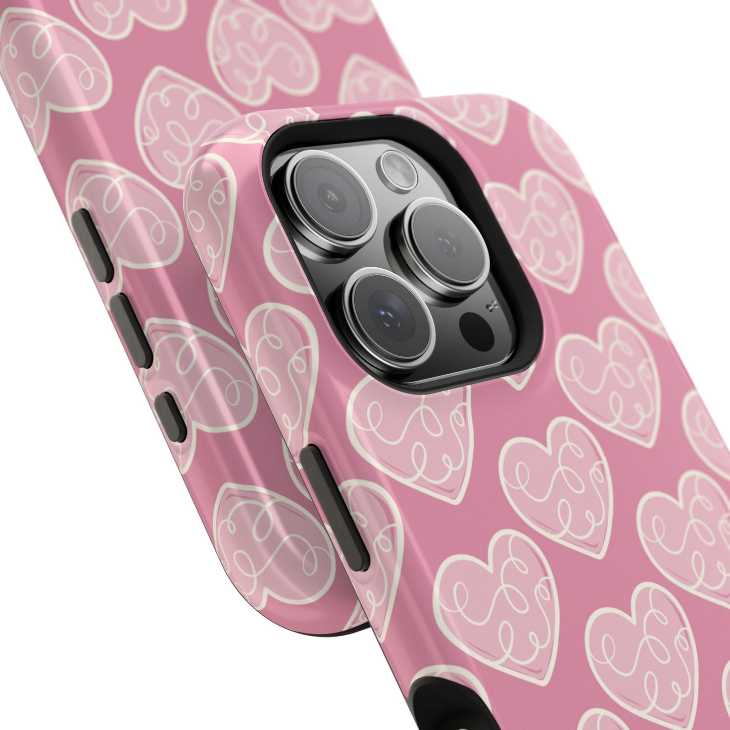 Soft Pink Hearts – MagSafe Case - BOGO Cases