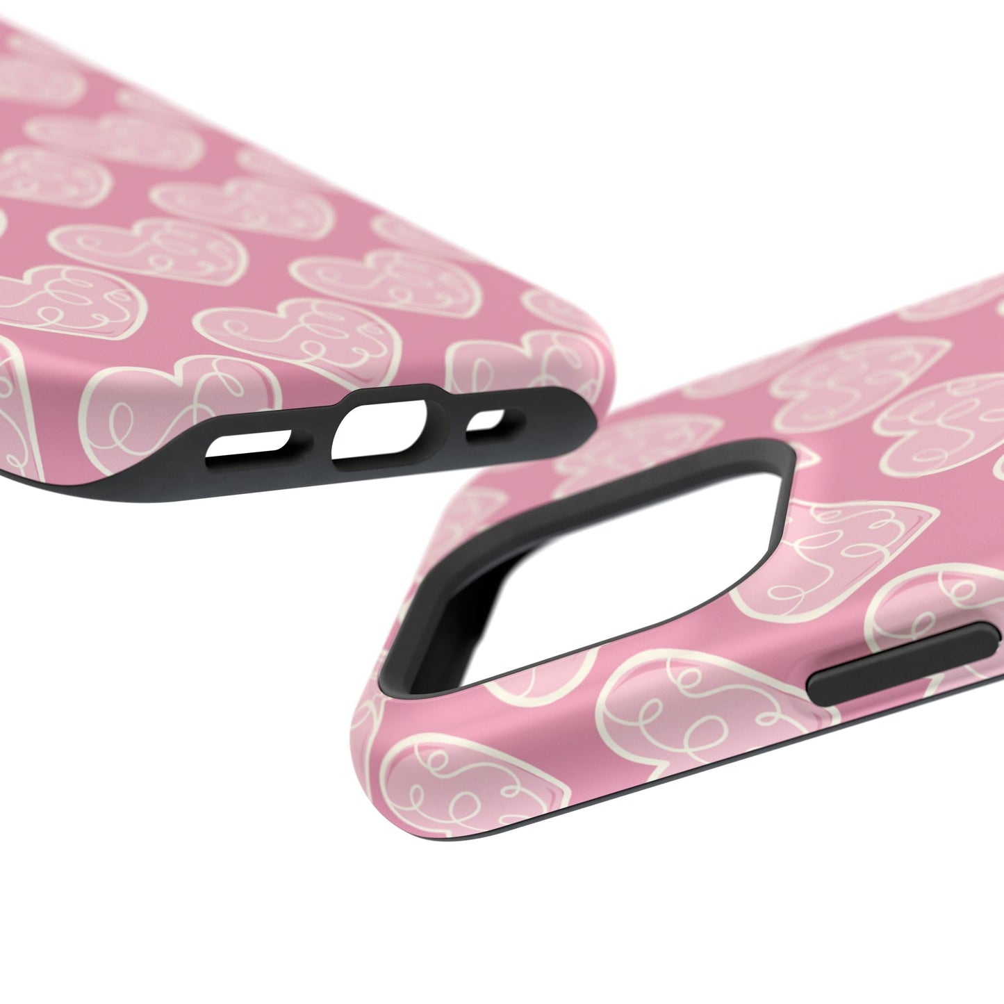 Soft Pink Hearts – MagSafe Case - BOGO Cases