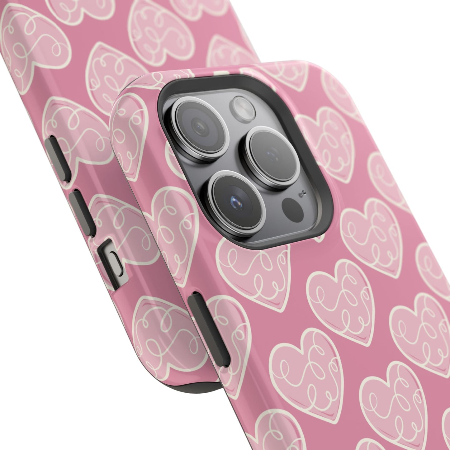 Soft Pink Hearts – MagSafe Case - BOGO Cases