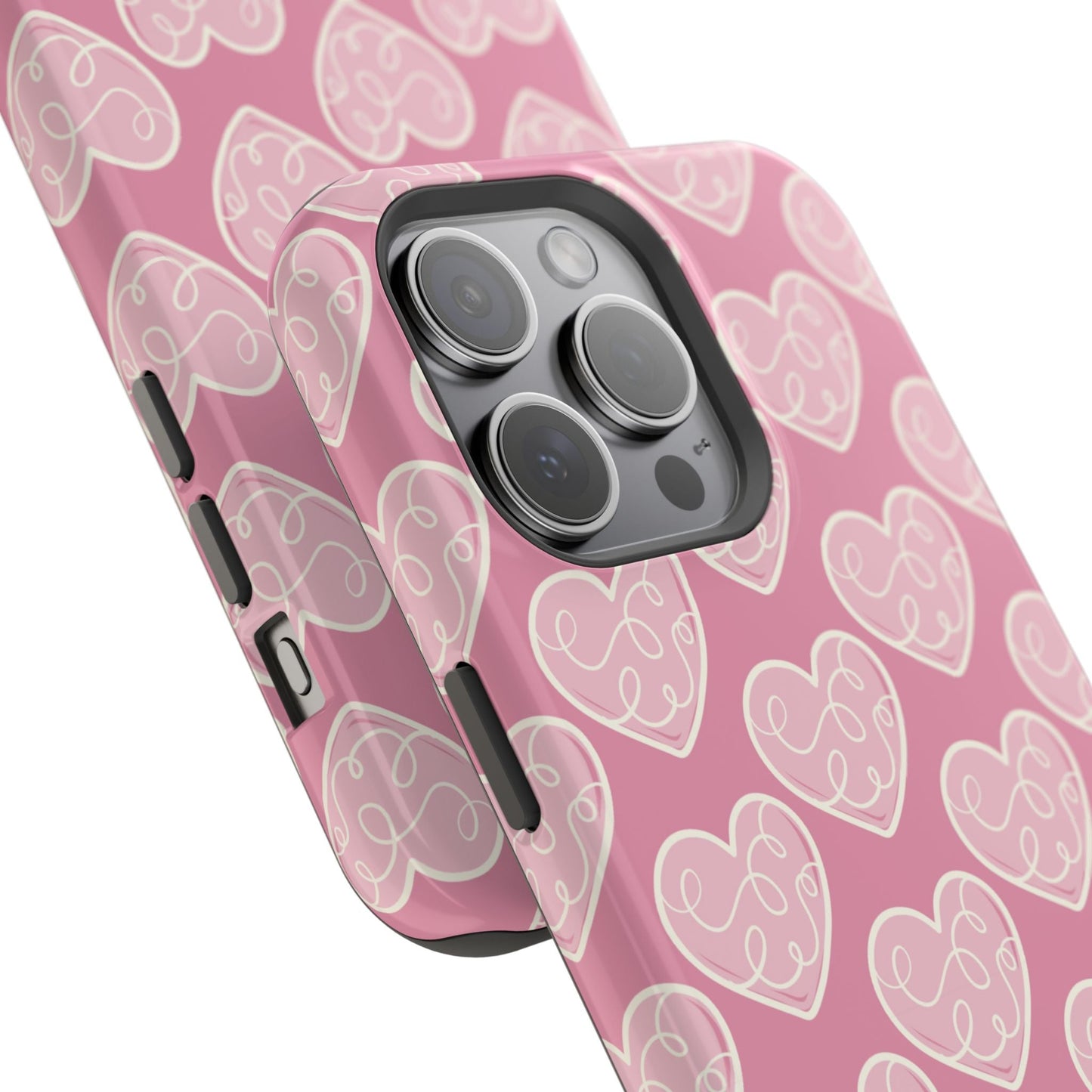 Soft Pink Hearts – MagSafe Case - BOGO Cases