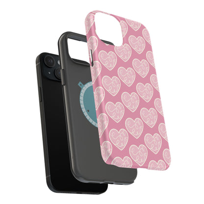Soft Pink Hearts – MagSafe Case - BOGO Cases