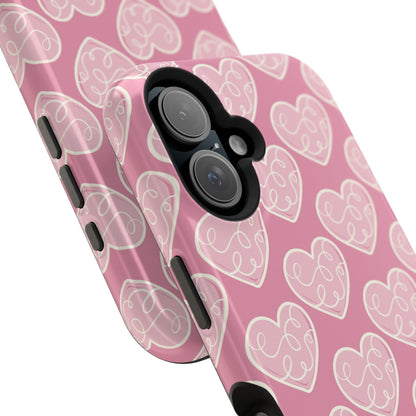 Soft Pink Hearts – MagSafe Case - BOGO Cases