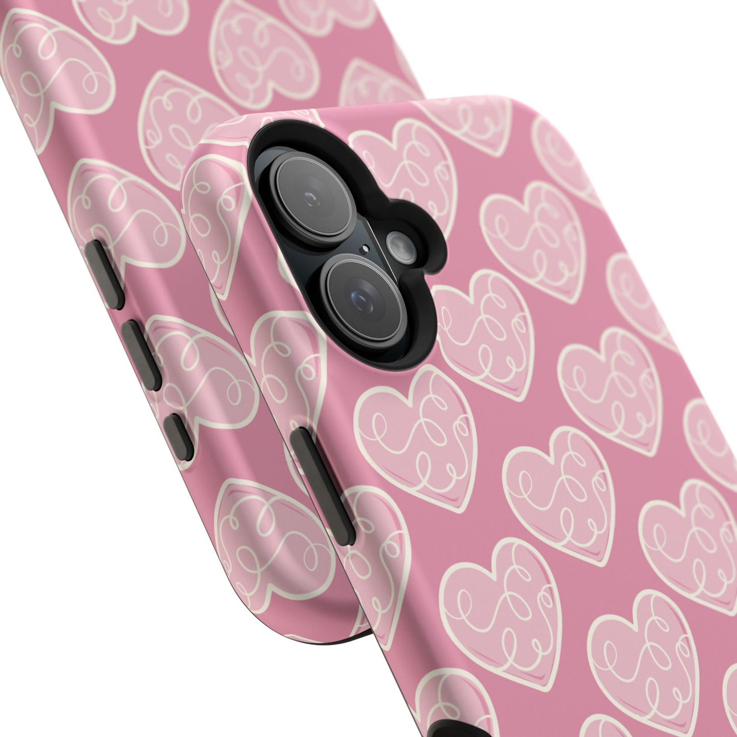 Soft Pink Hearts – MagSafe Case - BOGO Cases