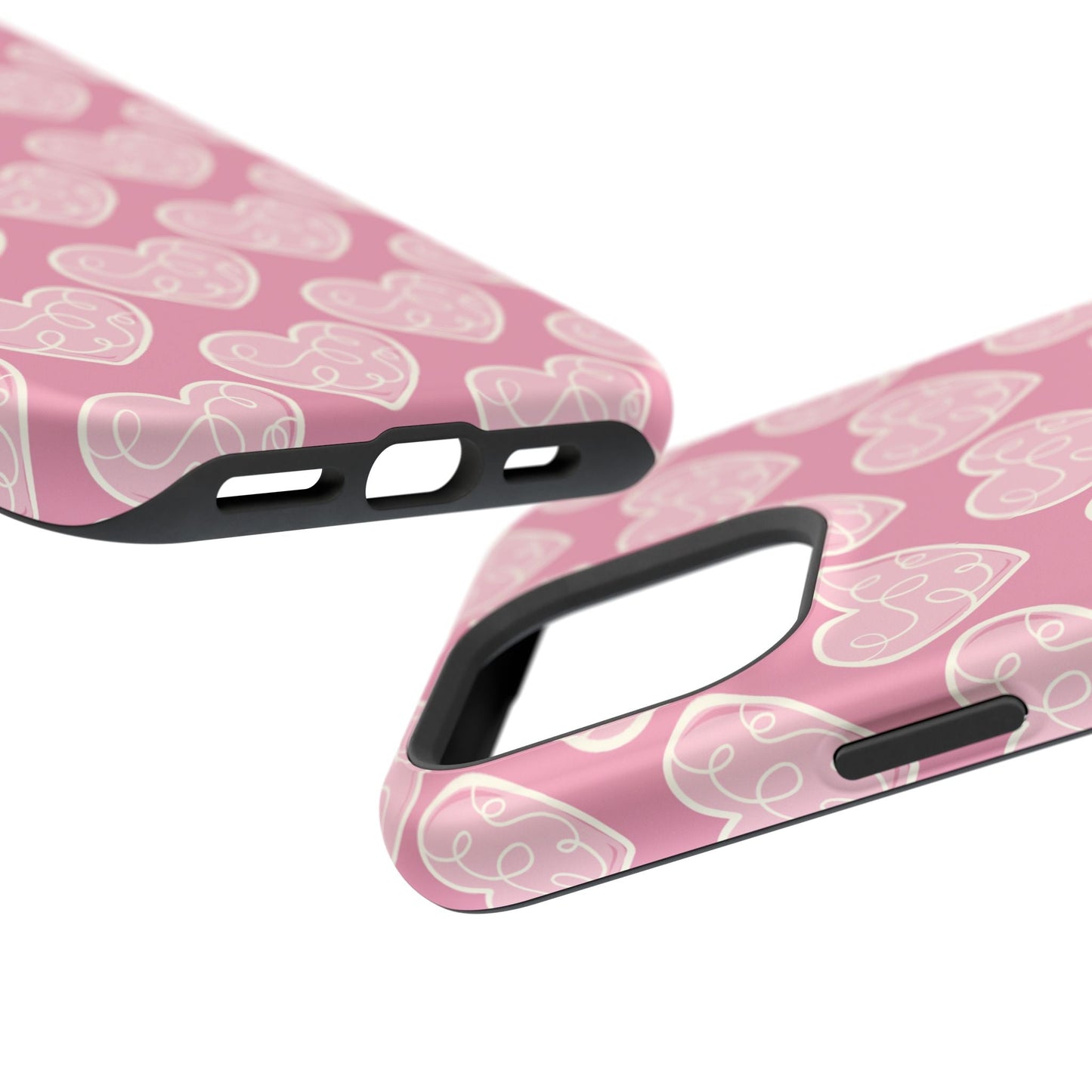 Soft Pink Hearts – MagSafe Case - BOGO Cases