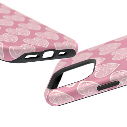Soft Pink Hearts – MagSafe Case - BOGO Cases