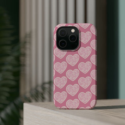 Soft Pink Hearts – MagSafe Case - BOGO Cases