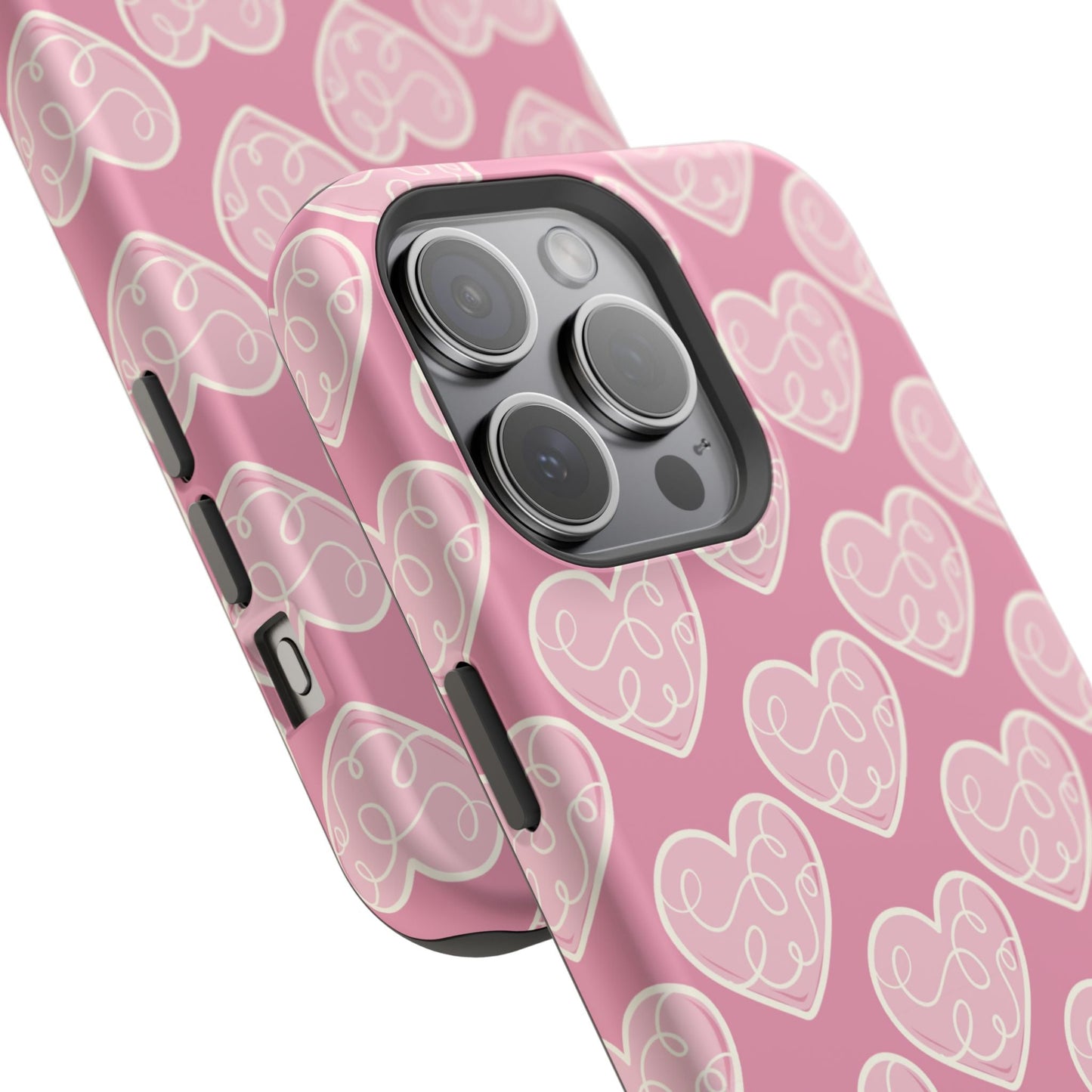Soft Pink Hearts – MagSafe Case - BOGO Cases