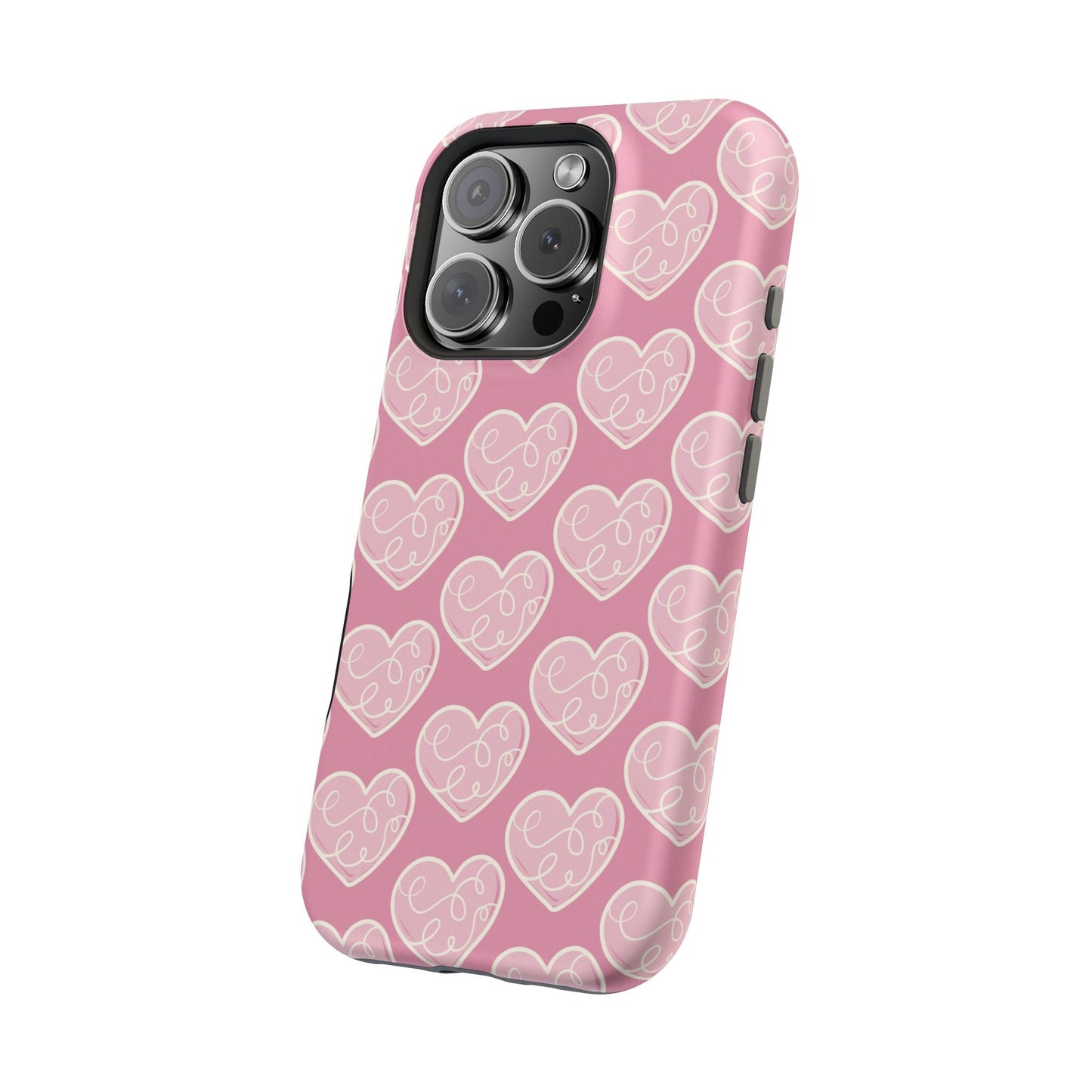 Soft Pink Hearts – MagSafe Case - BOGO Cases