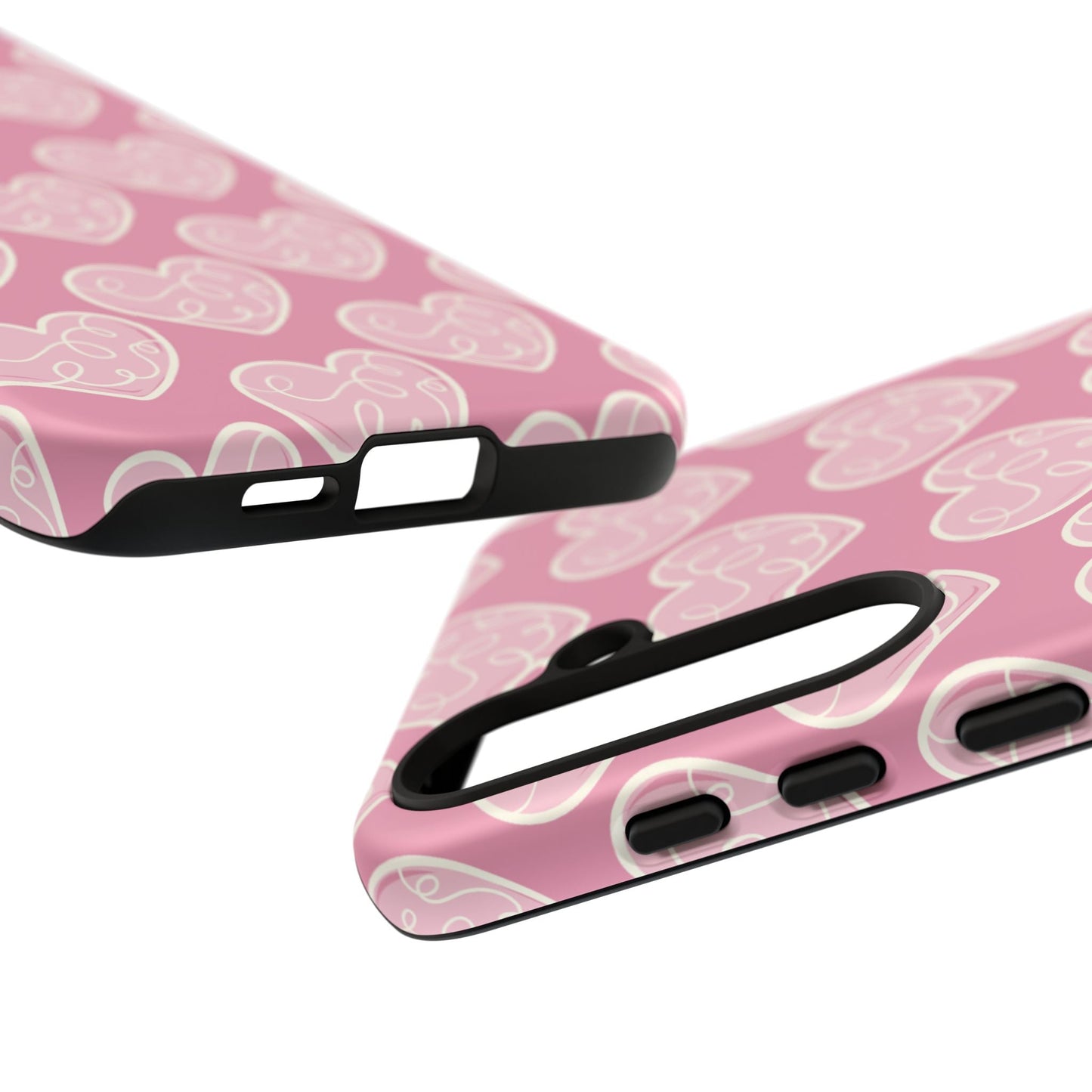 Soft Pink Hearts – Samsung Galaxy Case - BOGO Cases